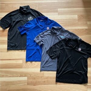 NFL Men’s Polos - Size M - Selling as a pack!